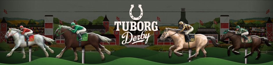 Tuborg Derby arcade game banner